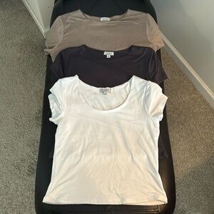 Faded Rose Essentials 3 piece Women’s Basic Tee